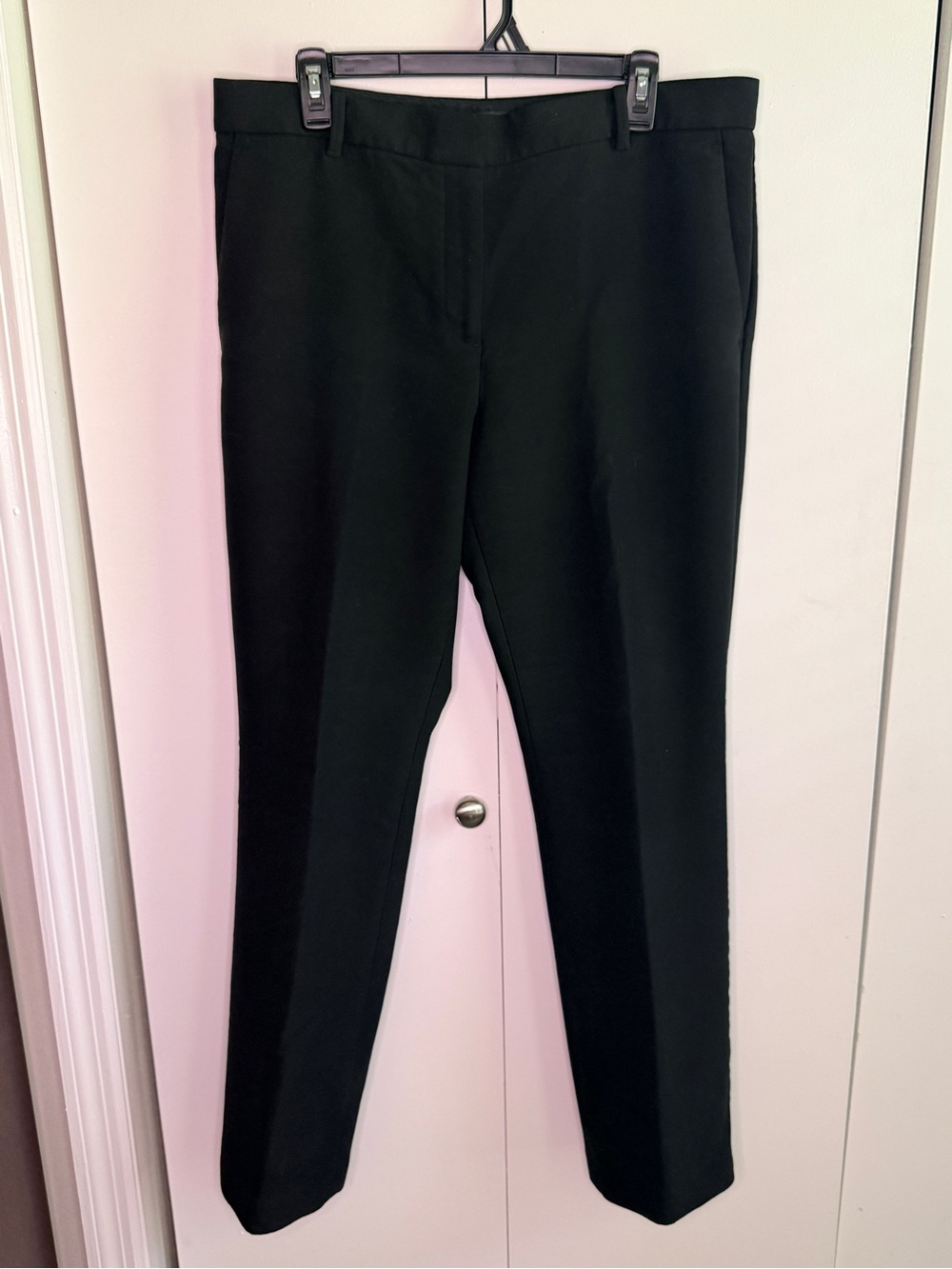 Ann Taylor Women's Black Ponte Slim Ankle Pants